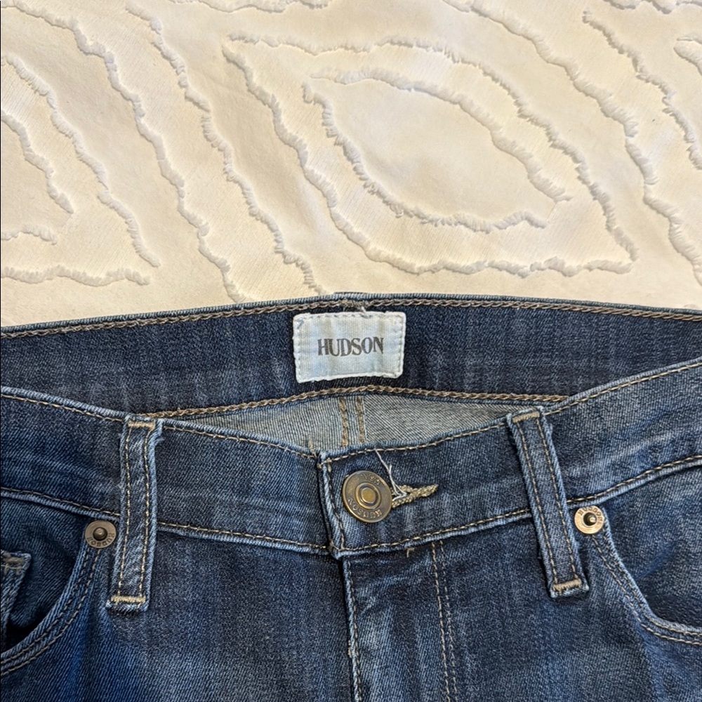 Hudson Jeans Women's Skinny Jeans - Dark Blue - Picture 2 of 4